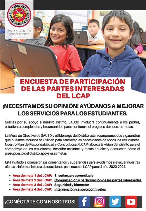 LCAP flyer Spanish  
